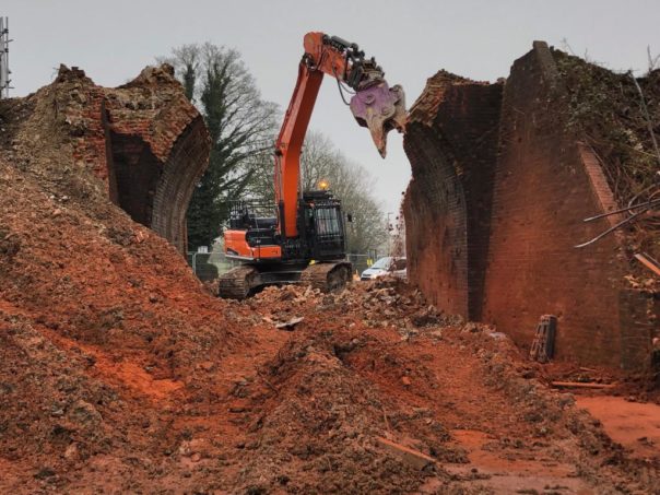 Demolition in Runcorn